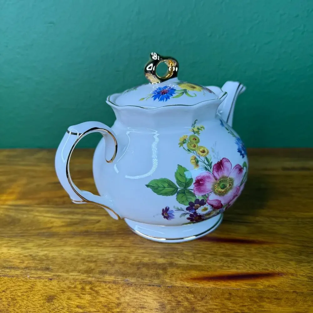 Vintage James Sadler Tea Pot Made in England 1950s Teapot